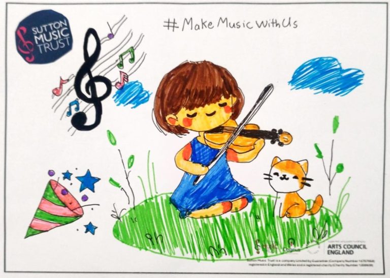 Artistic musical design for "Note Home" reward scheme