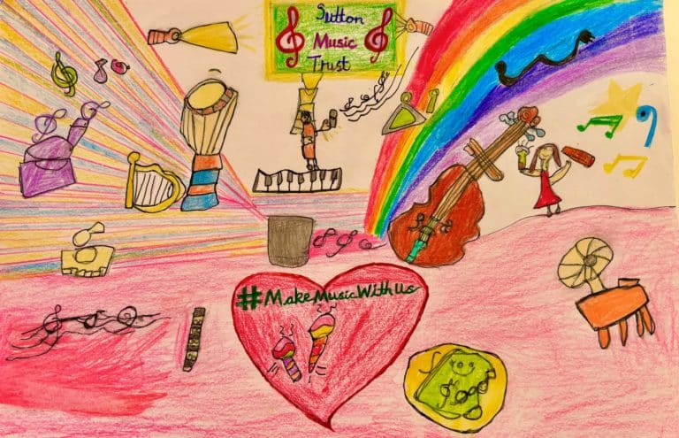 Artistic musical design for "Note Home" reward scheme