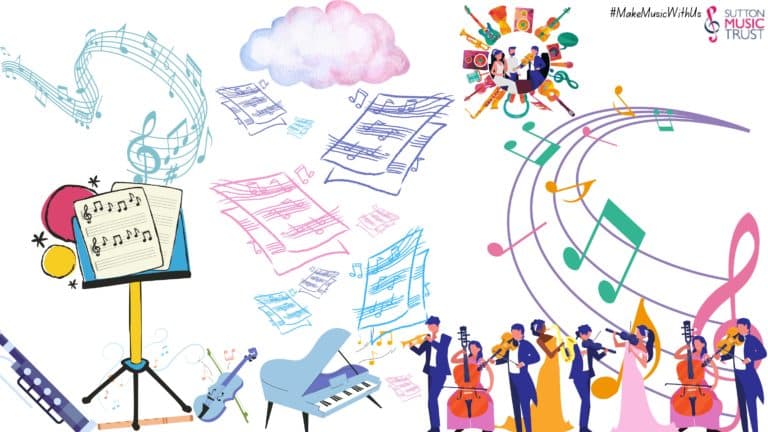 Artistic musical design for "Note Home" reward scheme