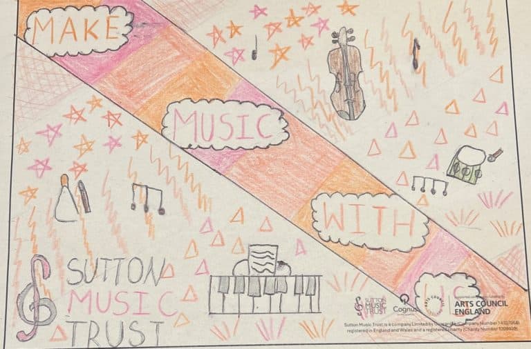 Artistic musical design for "Note Home" reward scheme