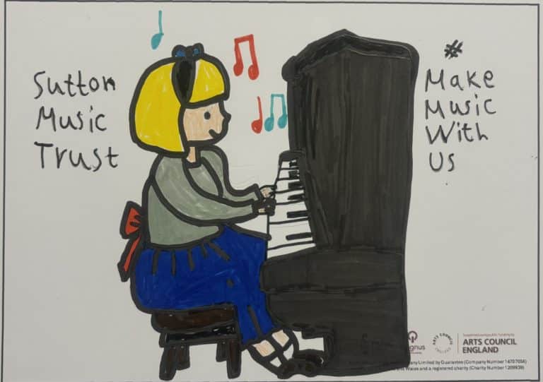 Artistic musical design for "Note Home" reward scheme