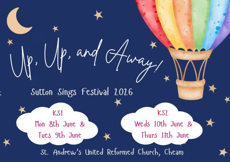 Promotional image for Sutton Sings Festival 2026