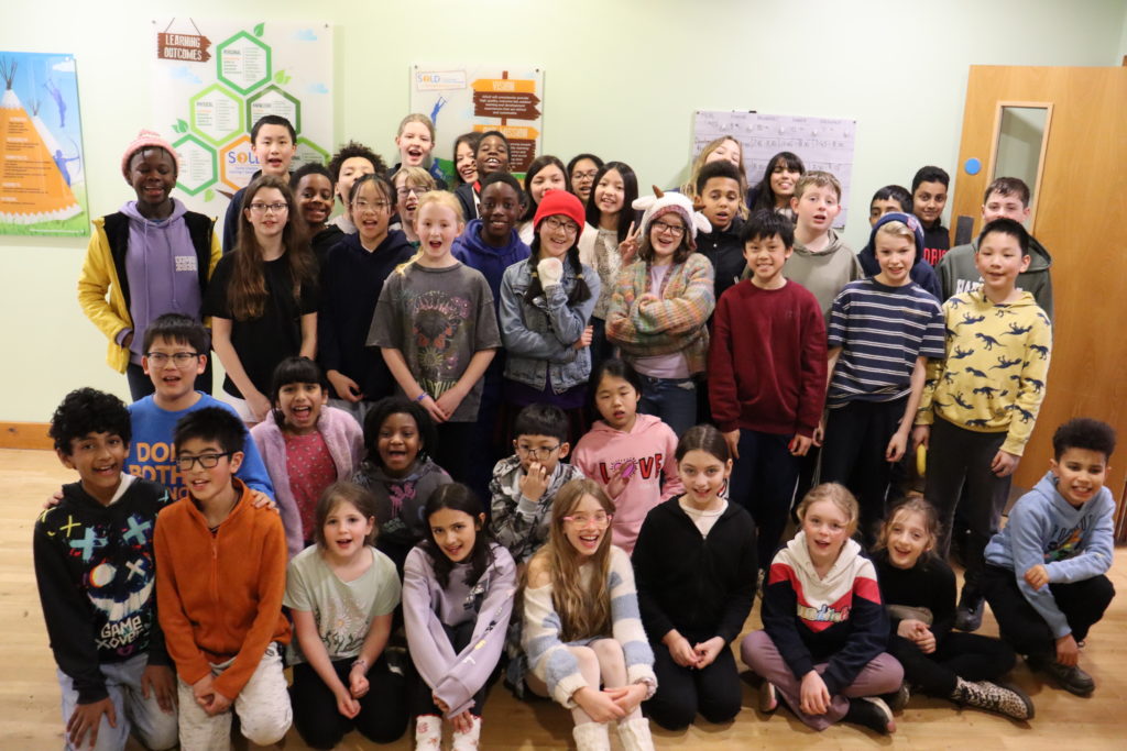 Group of students smiling